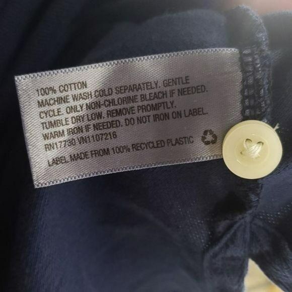 Goodfellow & Co Blue Short Sleeve Polo Small Shirt - Picture 7 of 7